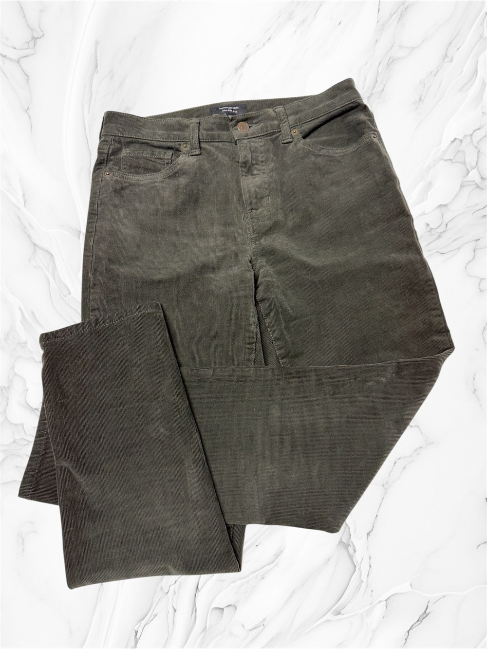 Banana Republic high rise brown slim Corduroy Pants 27/4